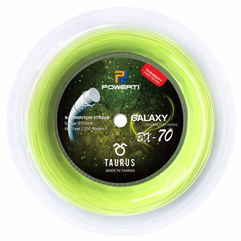 Badminton Net - Powerti สตริงแบดมินตัน200เมตรรอก0.70มมเครื่องสายเอ็นลูกตาข่าย BX70 28ปอนด์