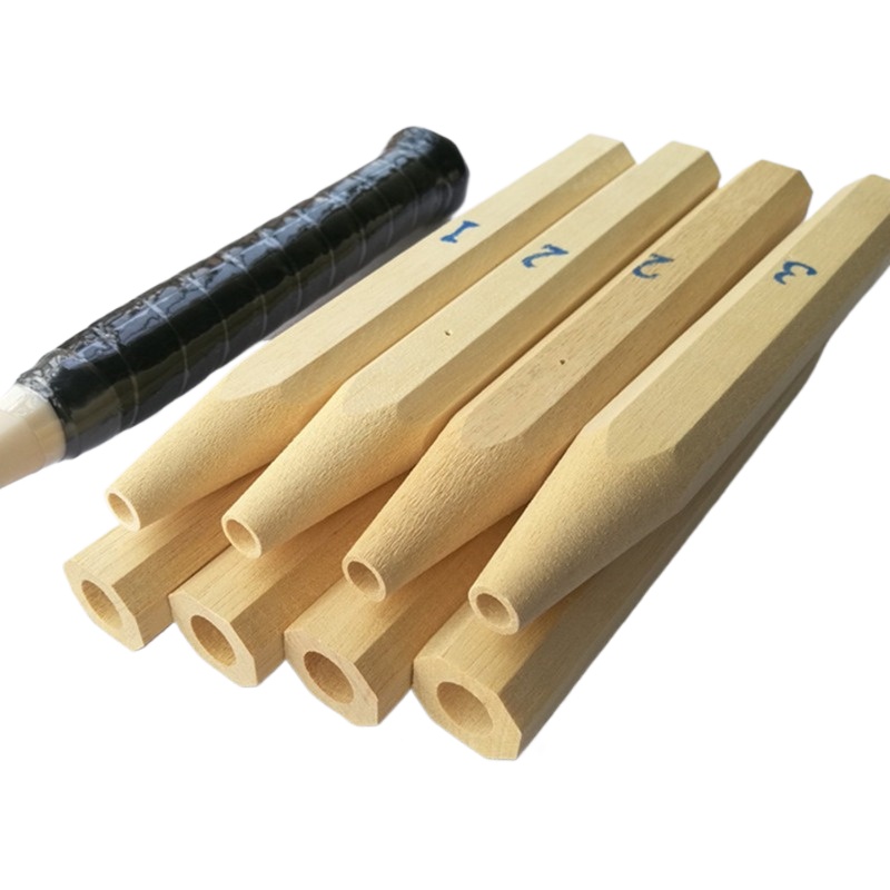 Badminton Grip - ซ่อมด้ามไม้สำหรับไม้แบดมินตัน G4 ฝาครอบปลายด้าม ด้ามจับ ไม้ป็อปลาร์สีขาว