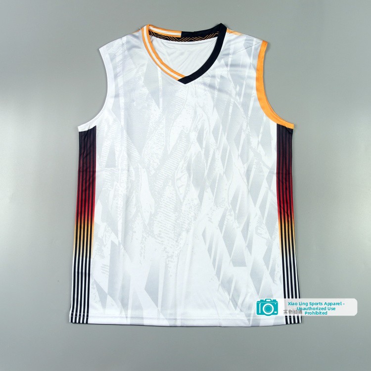 Badminton Materi - เสื้อแบดมินตันผู้ชาย Paris เสื้อกั๊กระบายอากาศ เสื้อแข่ง ออกแบบได้ตามต้องการ อุปกรณ์สำหรับแฟนกีฬาและฟิตเนส
