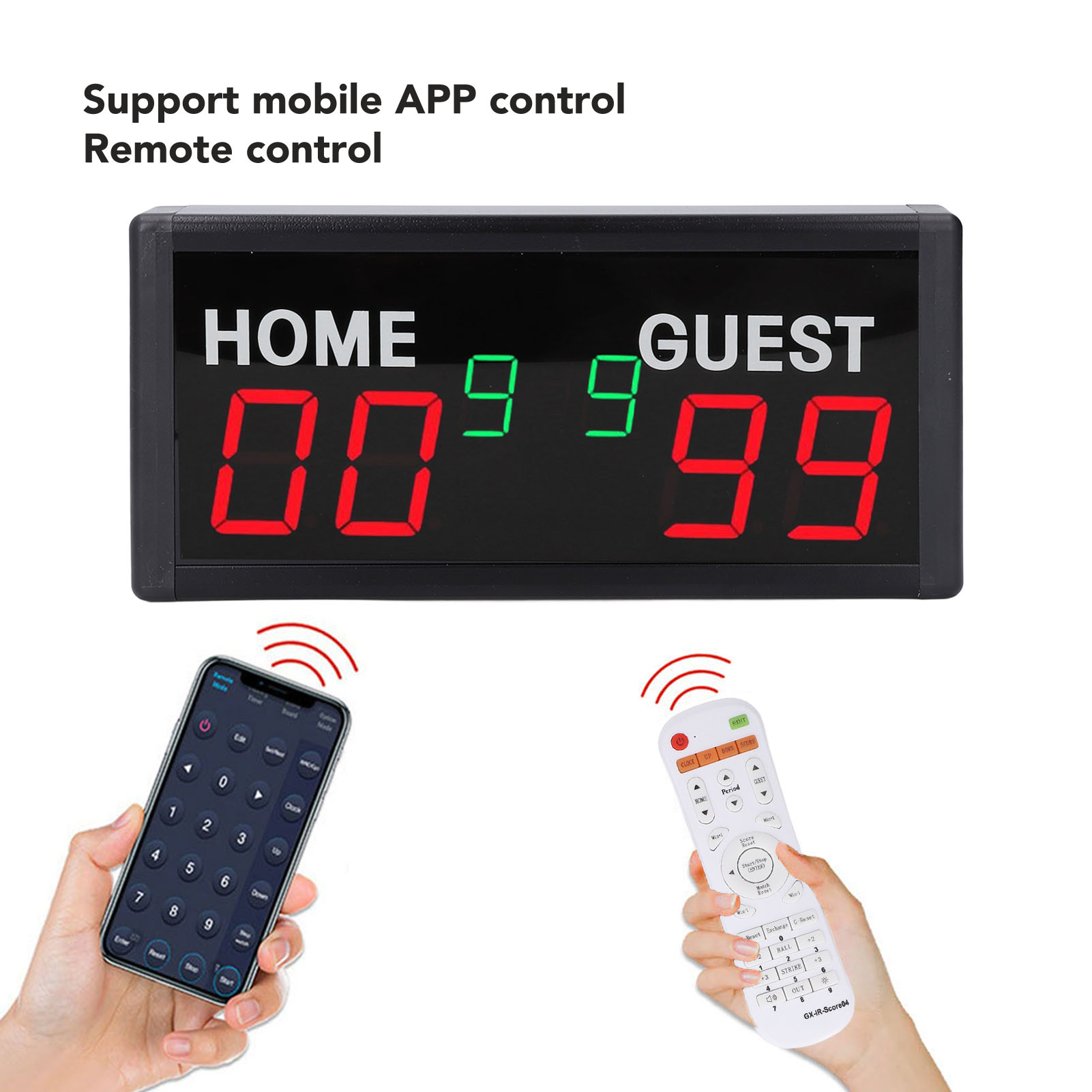 ป้ายบอกคะแนน LED ดิจิตอลแบบพกพ - Scoreboard Digital บทวิจารณ์และราคา