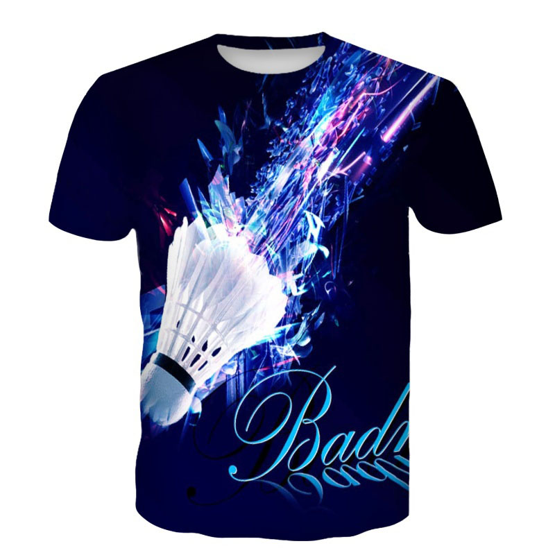 เสื้อยืดแบดมินตัน ลายลูกขนไก่  - Badminton Shuttlecock บทวิจารณ์และราคา