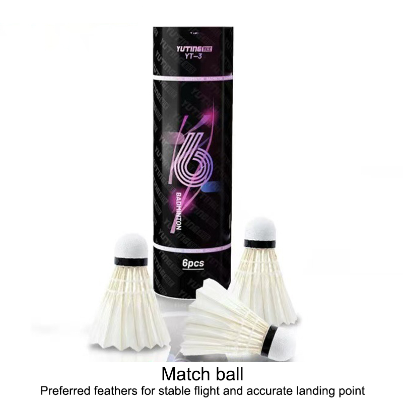 ลูกขนไก่แบดมินตัน 3/6 ชิ้น ขนน - Feather Shuttlecock บทวิจารณ์และราคา