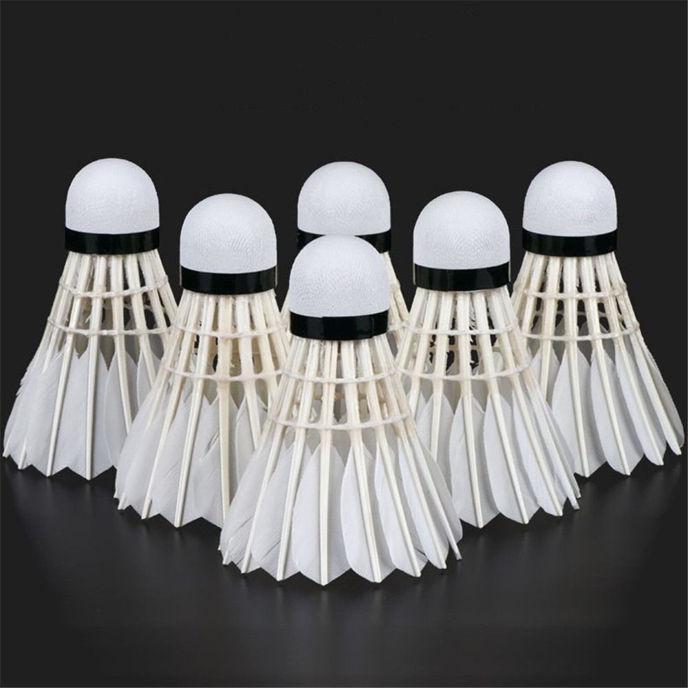 ลูกแบดมินตันสีขาวใหม่ 3/6/12 ช - Feather Shuttlecock บทวิจารณ์และราคา