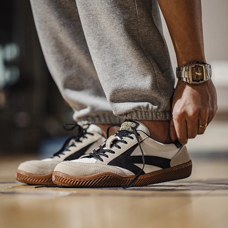 Maden Retro Patchwork เยอรมัน  - Badminton Shoes บทวิจารณ์และราคา
